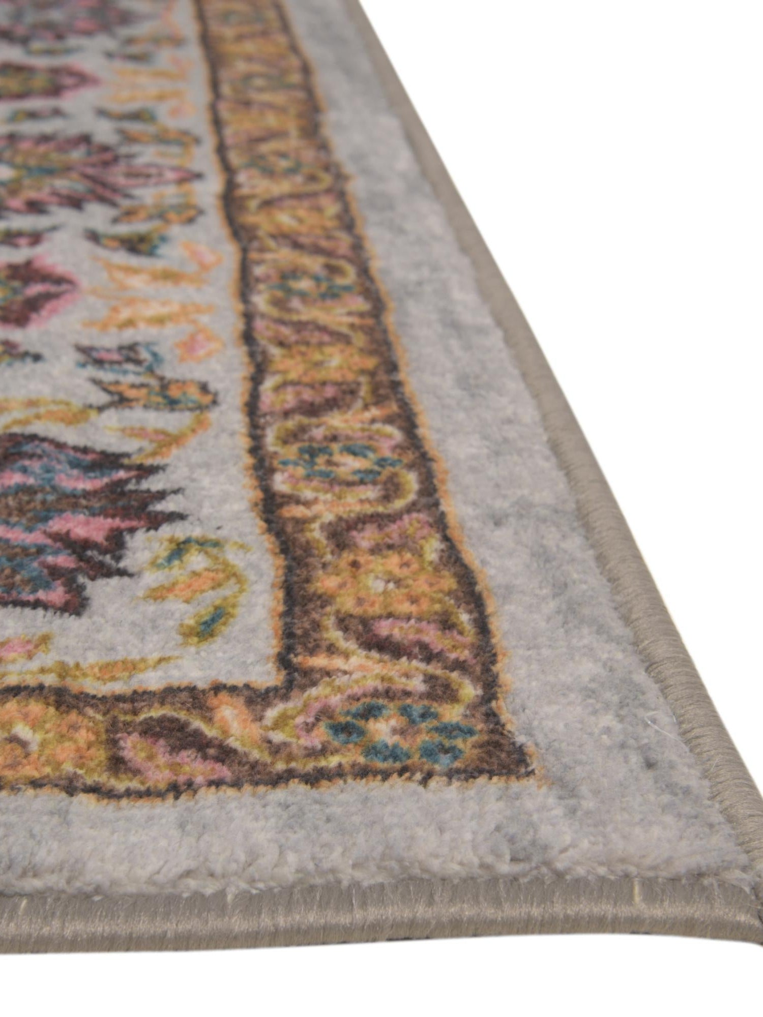 Washable Cloud Gray 7' 10 x 7' 10 Medina Square Area Rug Easy to Clean Stain Resistant & Durable Polyester Classic Carpet for Home Decor & Design for Sale at Rug Engine