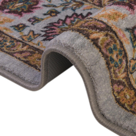 Washable Cloud Gray 3' 3 x 3' 3 Medina Square Area Rug Easy to Clean Stain Resistant & Durable Polyester Classic Carpet for Home Decor & Design for Sale at Rug Engine