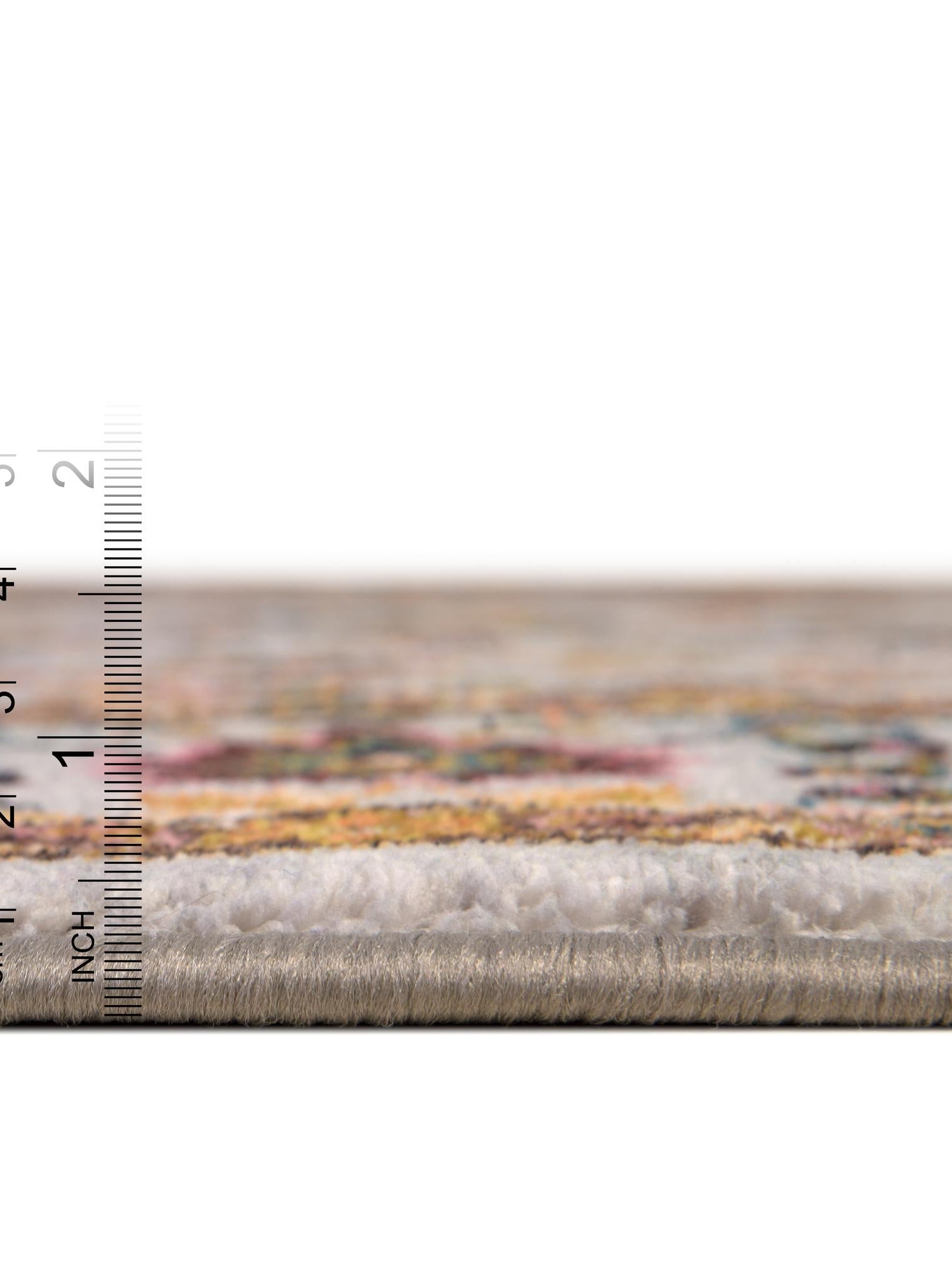 Washable Cloud Gray 2' 2 x 6' Medina Runner Area Rug Easy to Clean Stain Resistant & Durable Polyester Classic Carpet for Home Decor & Design for Sale at Rug Engine