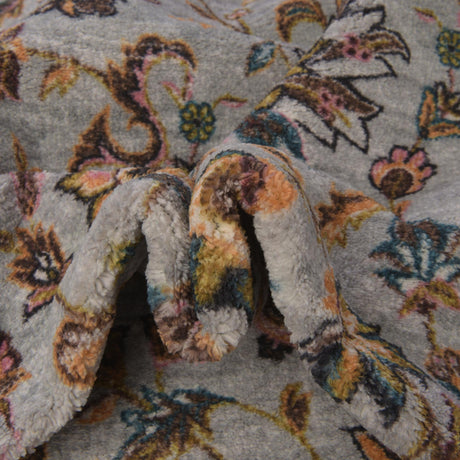 Washable Cloud Gray 2' 2 x 6' Medina Runner Area Rug Easy to Clean Stain Resistant & Durable Polyester Classic Carpet for Home Decor & Design for Sale at Rug Engine