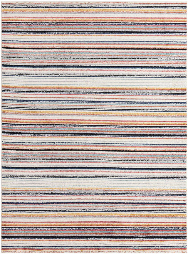 Ivory 9' x 12' Tagine Rectangle Area Rug Durable 100% Polyester Modern Unique Easy Clean Carpet for Indoor Home Decor for Sale at Rug Engine