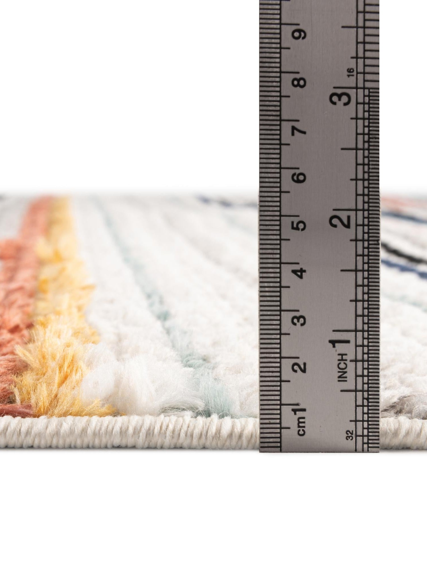 Ivory 9' x 12' Tagine Rectangle Area Rug Durable 100% Polyester Modern Unique Easy Clean Carpet for Indoor Home Decor for Sale at Rug Engine