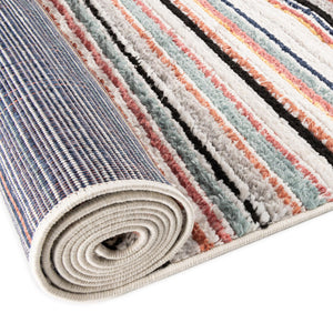 Ivory 7' 10 x 10' Tagine Rectangle Area Rug Durable 100% Polyester Modern Unique Easy Clean Carpet for Indoor Home Decor for Sale at Rug Engine