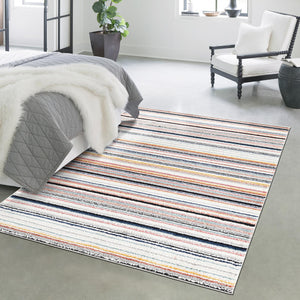 Ivory 7' 10 x 10' Tagine Rectangle Area Rug Durable 100% Polyester Modern Unique Easy Clean Carpet for Indoor Home Decor for Sale at Rug Engine