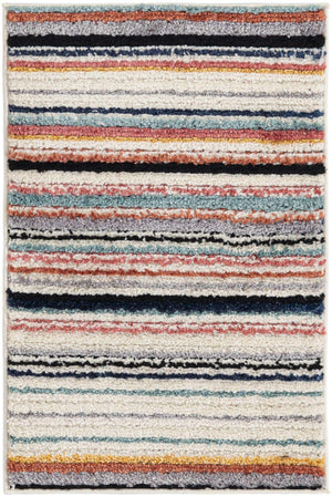 Ivory 2' x 3' Tagine Rectangle Area Rug Durable 100% Polyester Modern Unique Easy Clean Carpet for Indoor Home Decor for Sale at Rug Engine