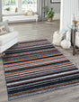 Multicolor 4' x 6' Tagine Rectangle Area Rug Durable 100% Polyester Modern Unique Easy Clean Carpet for Indoor Home Decor for Sale at Rug Engine