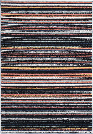 Multicolor 5' 3 x 8' Tagine Rectangle Area Rug Durable 100% Polyester Modern Unique Easy Clean Carpet for Indoor Home Decor for Sale at Rug Engine