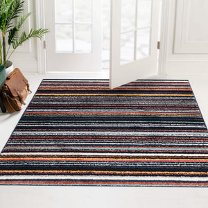 Multicolor 7' 10 x 7' 10 Tagine Square Area Rug Durable 100% Polyester Modern Unique Easy Clean Carpet for Indoor Home Decor for Sale at Rug Engine
