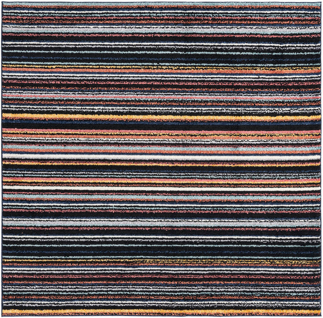 Multicolor 7' 10 x 7' 10 Tagine Square Area Rug Durable 100% Polyester Modern Unique Easy Clean Carpet for Indoor Home Decor for Sale at Rug Engine