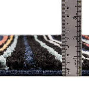 Multicolor 5' 3 x 5' 3 Tagine Octagon Area Rug Durable 100% Polyester Modern Unique Easy Clean Carpet for Indoor Home Decor for Sale at Rug Engine