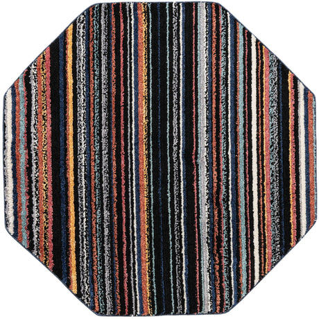 Multicolor 5' 3 x 5' 3 Tagine Octagon Area Rug Durable 100% Polyester Modern Unique Easy Clean Carpet for Indoor Home Decor for Sale at Rug Engine