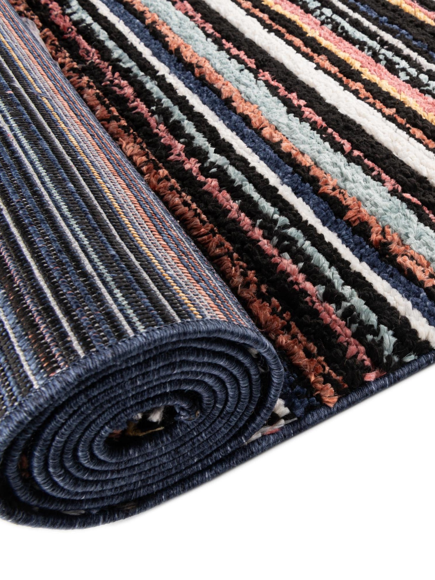 Multicolor 2' 7 x 12' Tagine Runner Area Rug Durable 100% Polyester Modern Unique Easy Clean Carpet for Indoor Home Decor for Sale at Rug Engine