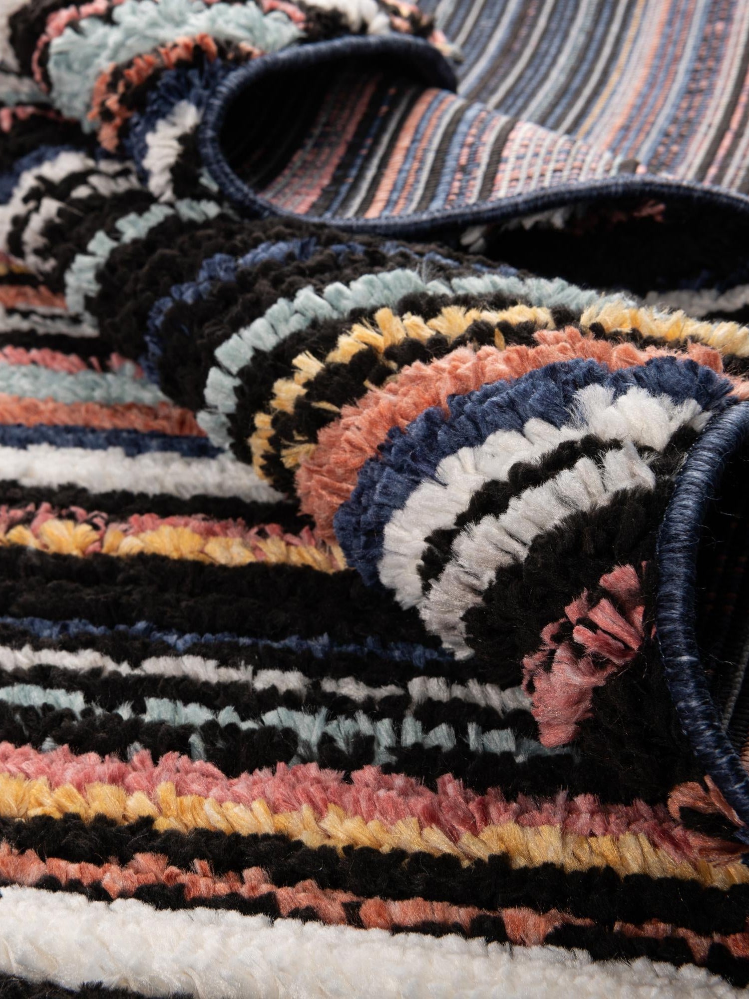 Multicolor 2' x 7' 10 Tagine Runner Area Rug Durable 100% Polyester Modern Unique Easy Clean Carpet for Indoor Home Decor for Sale at Rug Engine