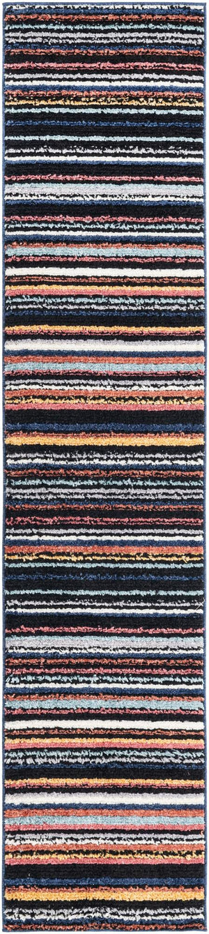 Multicolor 2' x 10' Tagine Runner Area Rug Durable 100% Polyester Modern Unique Easy Clean Carpet for Indoor Home Decor for Sale at Rug Engine