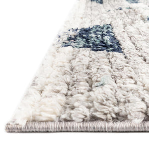 Blue Gray 7' 10 x 7' 10 Tagine Octagon Area Rug Durable 100% Polyester Modern Unique Easy Clean Carpet for Indoor Home Decor for Sale at Rug Engine