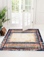 Multicolor 7' 10 x 7' 10 Tagine Square Area Rug Durable 100% Polyester Modern Unique Easy Clean Carpet for Indoor Home Decor for Sale at Rug Engine