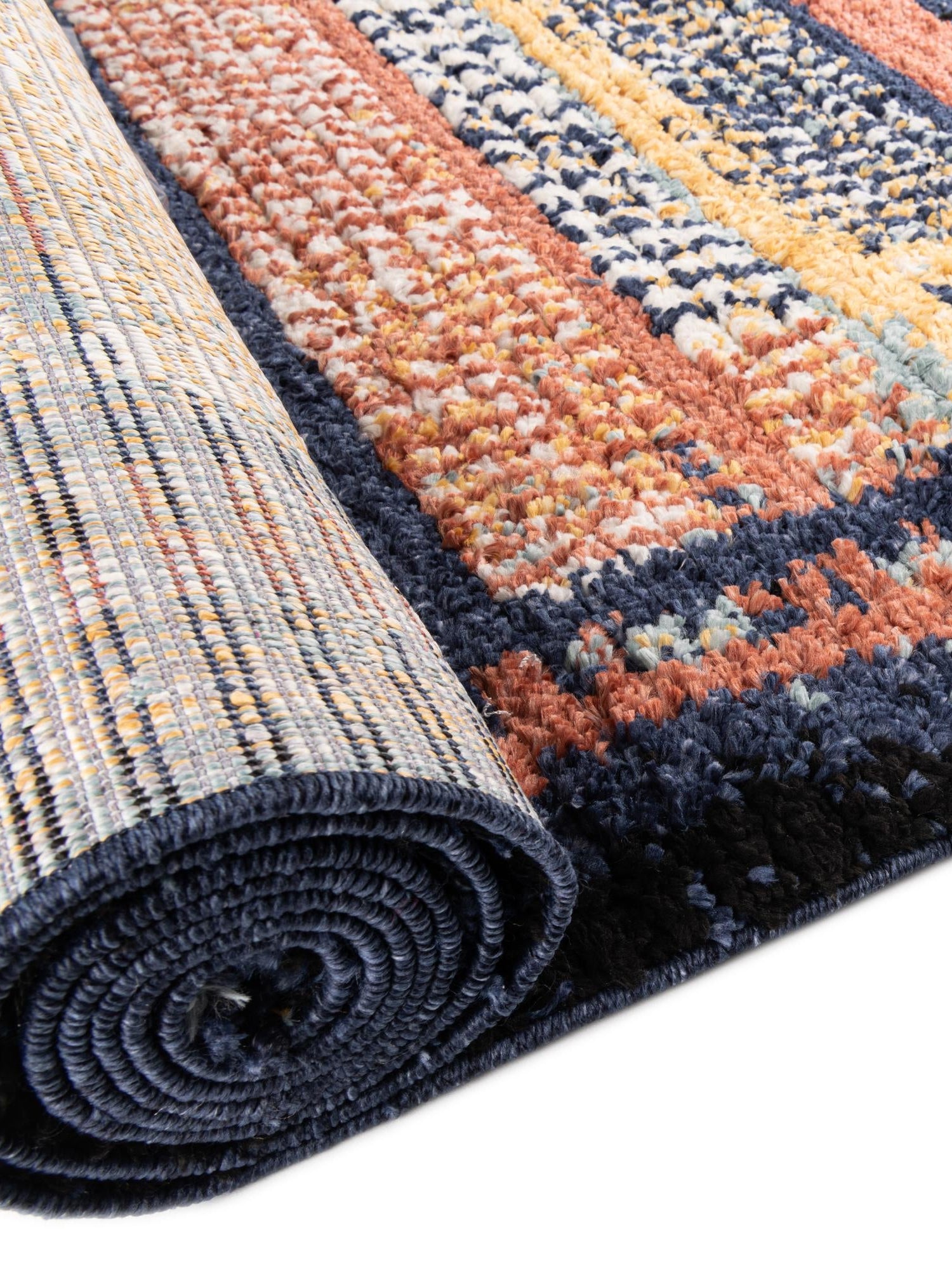 Multicolor 2' 7 x 12' Tagine Runner Area Rug Durable 100% Polyester Modern Unique Easy Clean Carpet for Indoor Home Decor for Sale at Rug Engine