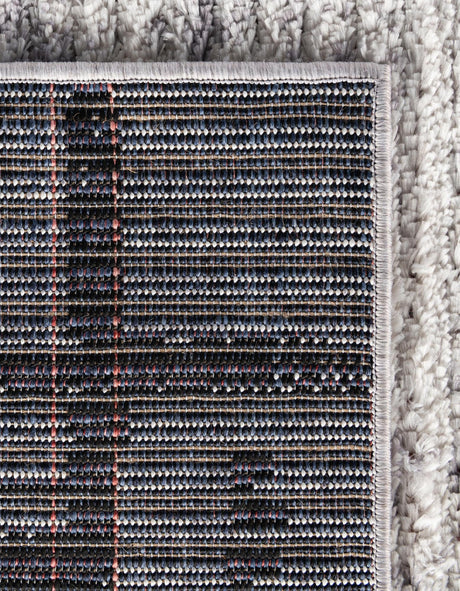 Black and White 5' 3 x 5' 3 Tagine Octagon Area Rug Durable 100% Polyester Modern Unique Easy Clean Carpet for Indoor Home Decor for Sale at Rug Engine