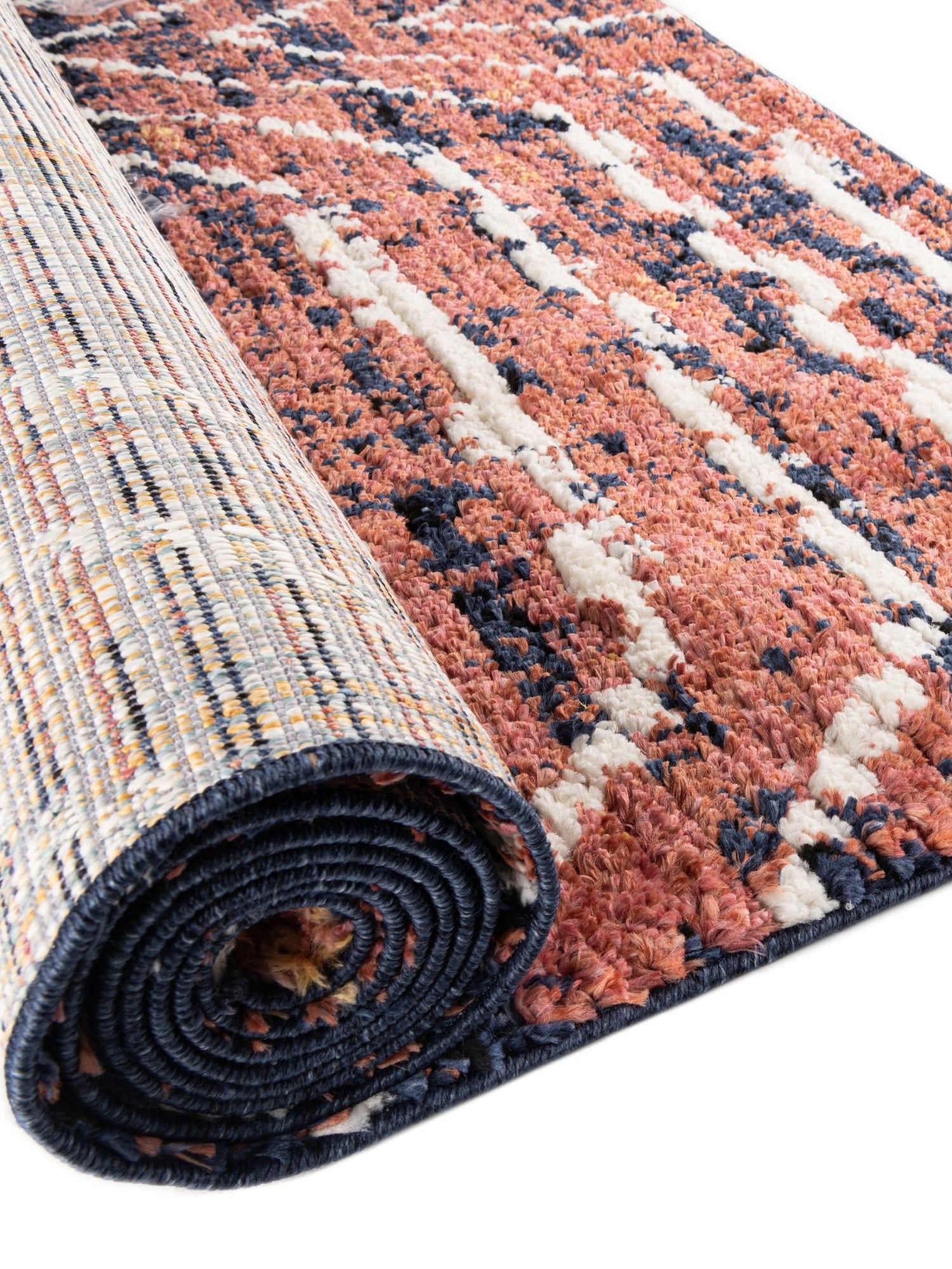 Rust Orange 9' x 12' Tagine Rectangle Area Rug Durable 100% Polyester Modern Unique Easy Clean Carpet for Indoor Home Decor for Sale at Rug Engine
