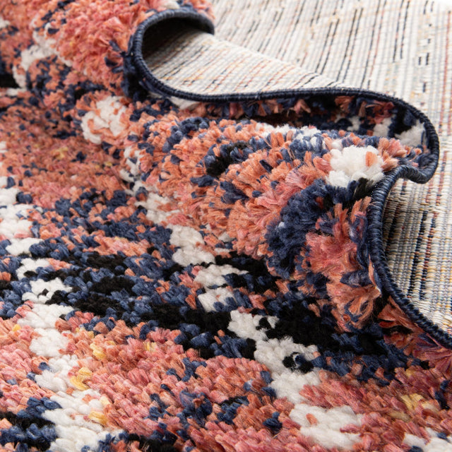 Rust Orange 9' x 12' Tagine Rectangle Area Rug Durable 100% Polyester Modern Unique Easy Clean Carpet for Indoor Home Decor for Sale at Rug Engine
