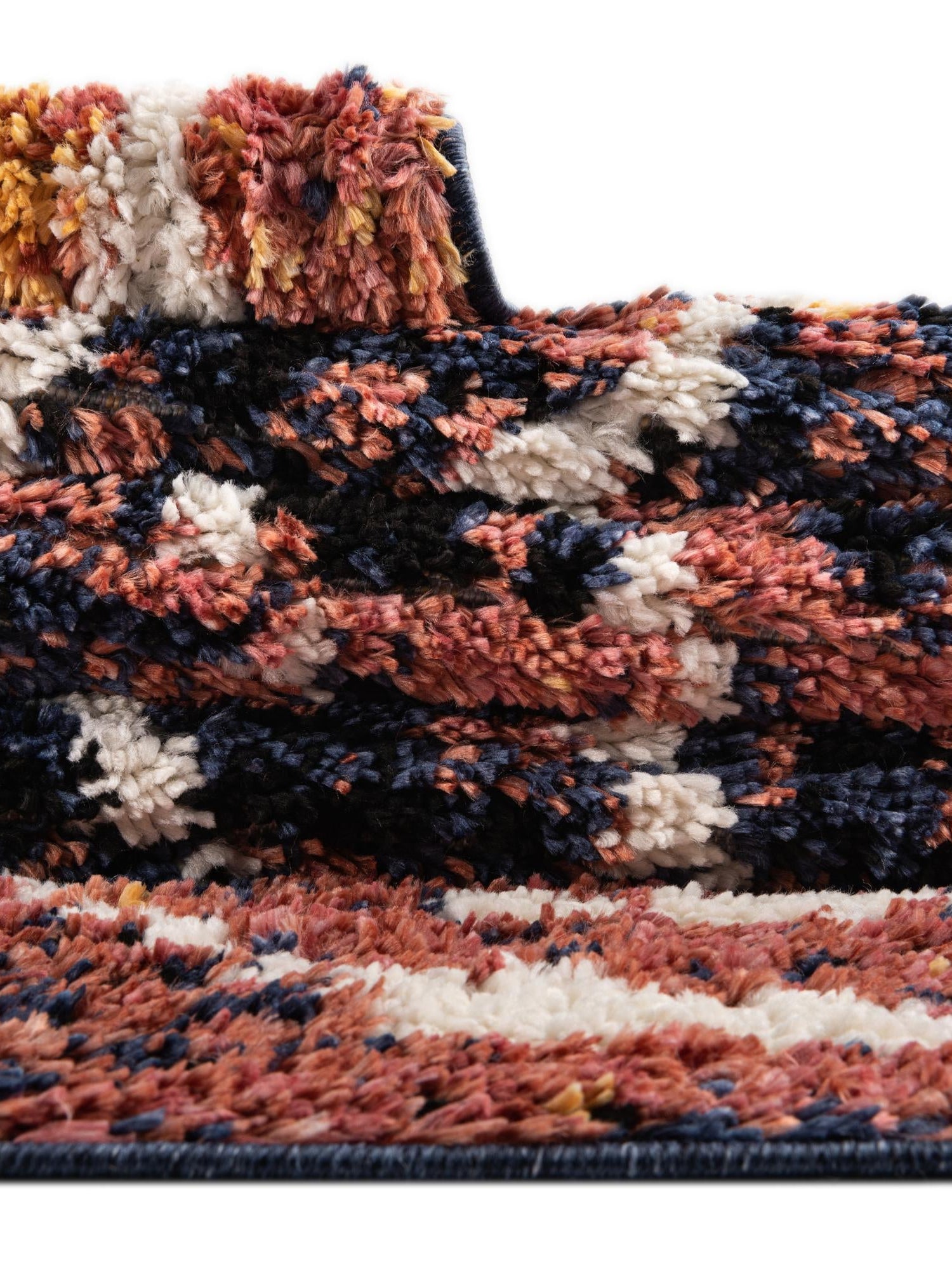 Rust Orange 6' x 9' Tagine Rectangle Area Rug Durable 100% Polyester Modern Unique Easy Clean Carpet for Indoor Home Decor for Sale at Rug Engine