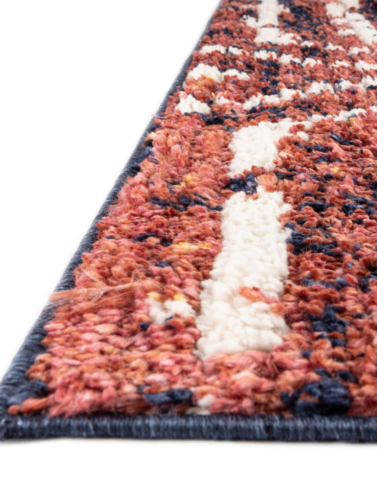 Rust Orange 7' 10 x 7' 10 Tagine Octagon Area Rug Durable 100% Polyester Modern Unique Easy Clean Carpet for Indoor Home Decor for Sale at Rug Engine