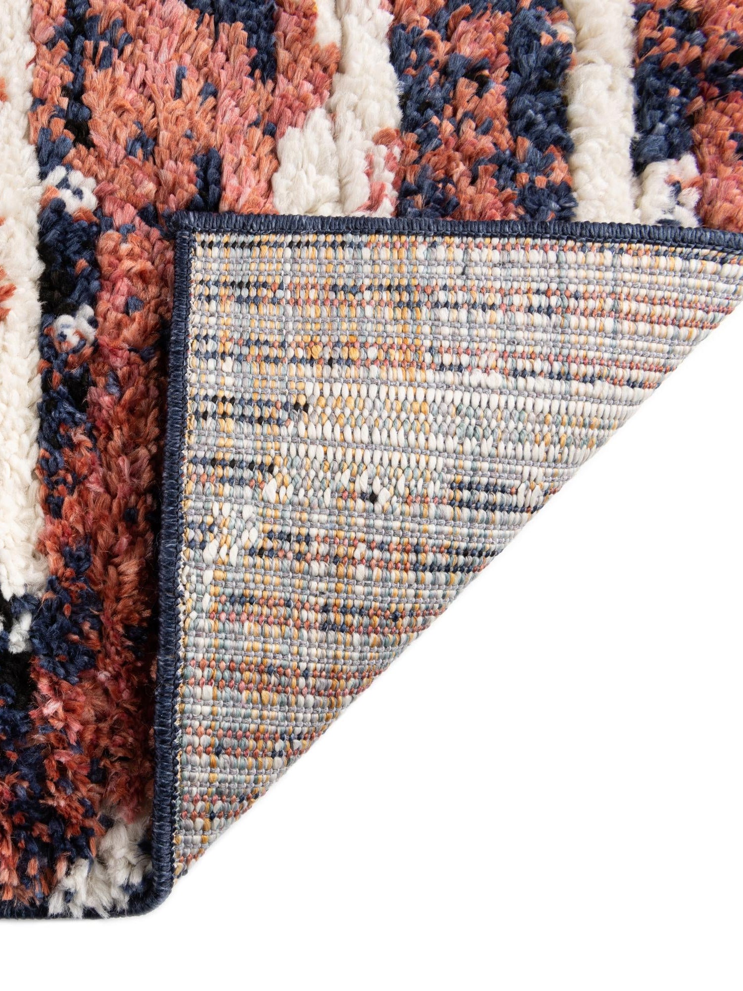 Rust Orange 7' 10 x 7' 10 Tagine Octagon Area Rug Durable 100% Polyester Modern Unique Easy Clean Carpet for Indoor Home Decor for Sale at Rug Engine