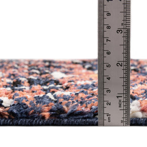 Rust Orange 2' x 7' 10 Tagine Runner Area Rug Durable 100% Polyester Modern Unique Easy Clean Carpet for Indoor Home Decor for Sale at Rug Engine