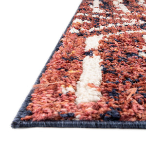 Rust Orange 2' x 7' 10 Tagine Runner Area Rug Durable 100% Polyester Modern Unique Easy Clean Carpet for Indoor Home Decor for Sale at Rug Engine
