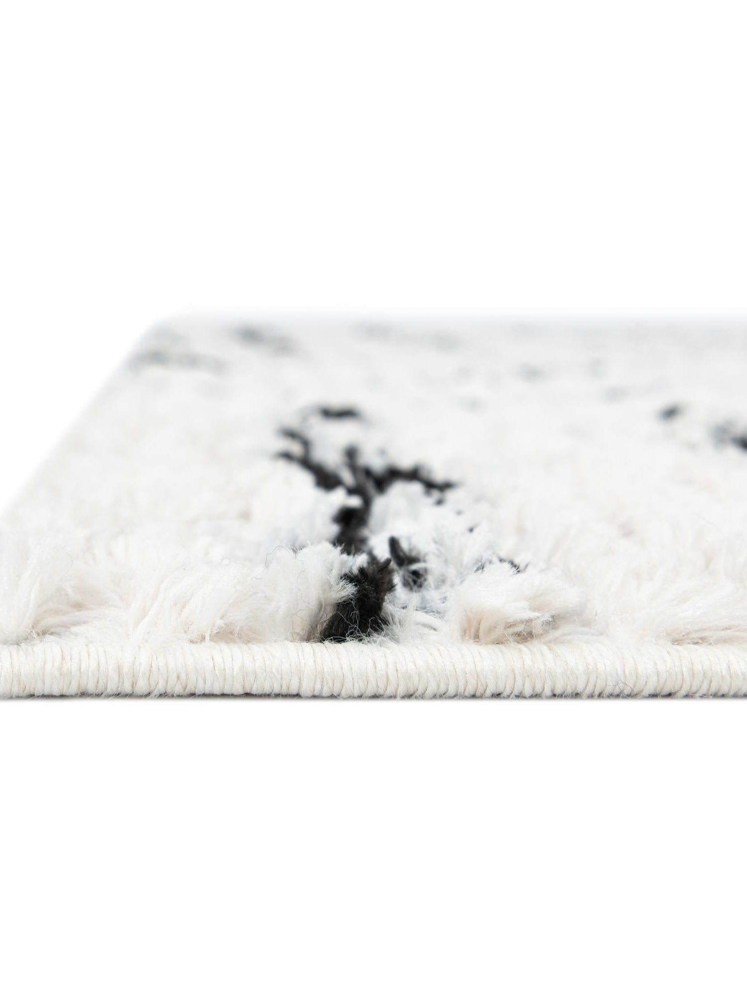 Black and White 7' 10 x 7' 10 Tagine Octagon Area Rug Durable 100% Polyester Modern Unique Easy Clean Carpet for Indoor Home Decor for Sale at Rug Engine
