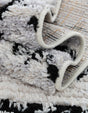 Black and White 7' 10 x 7' 10 Tagine Octagon Area Rug Durable 100% Polyester Modern Unique Easy Clean Carpet for Indoor Home Decor for Sale at Rug Engine