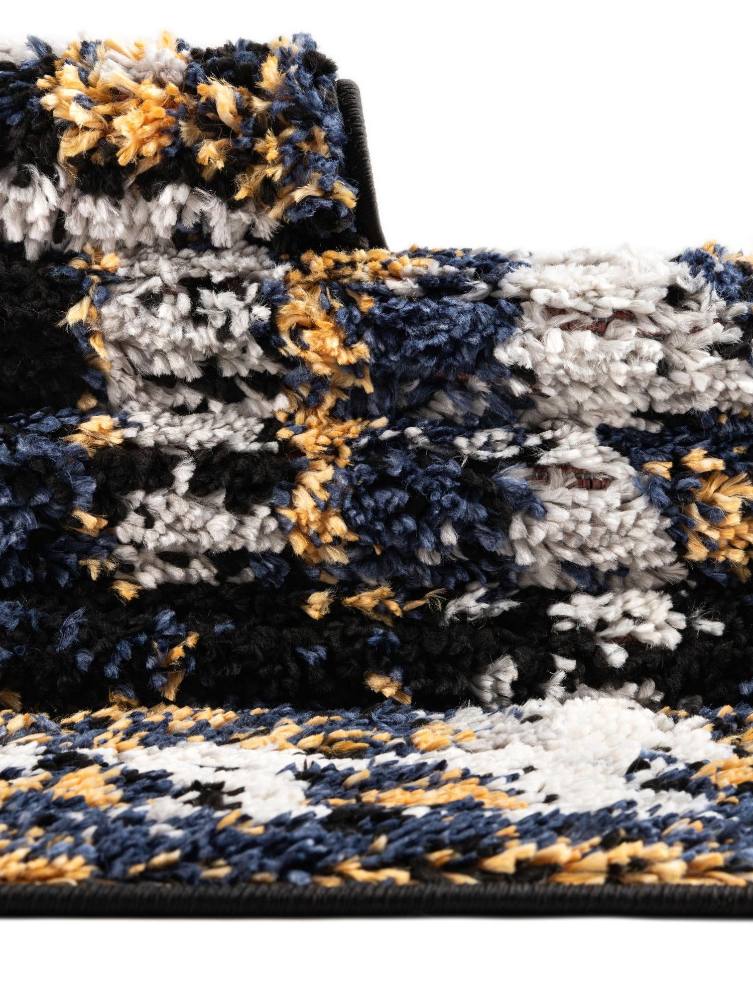 Blue 9' 10 x 13' Tagine Rectangle Area Rug Durable 100% Polyester Modern Unique Easy Clean Carpet for Indoor Home Decor for Sale at Rug Engine