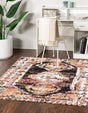 Terracotta 7' 10 x 7' 10 Tagine Square Area Rug Durable 100% Polyester Modern Unique Easy Clean Carpet for Indoor Home Decor for Sale at Rug Engine