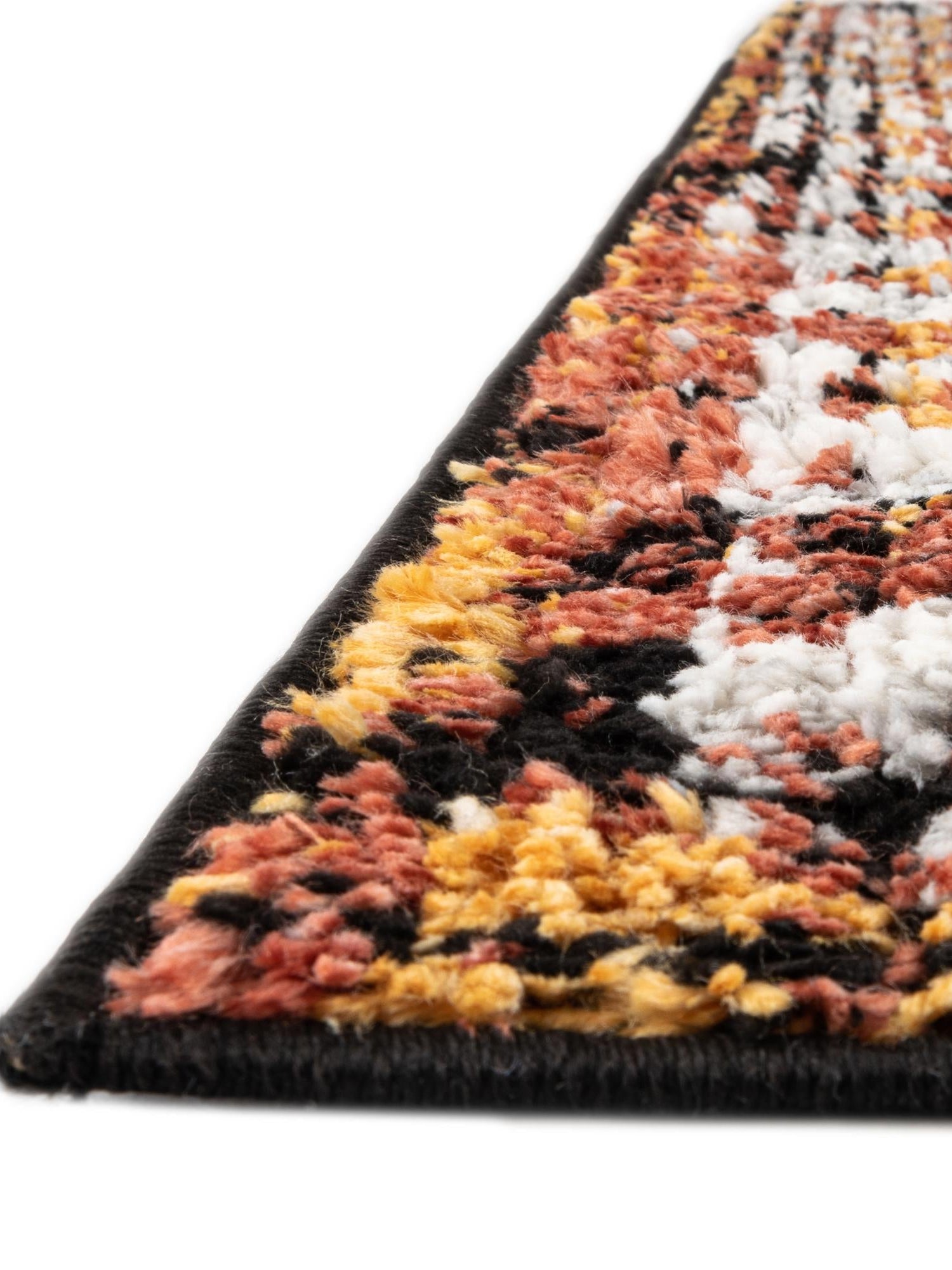 Terracotta 5' 3 x 5' 3 Tagine Square Area Rug Durable 100% Polyester Modern Unique Easy Clean Carpet for Indoor Home Decor for Sale at Rug Engine