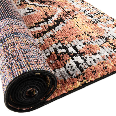 Terracotta 7' 10 x 7' 10 Tagine Octagon Area Rug Durable 100% Polyester Modern Unique Easy Clean Carpet for Indoor Home Decor for Sale at Rug Engine