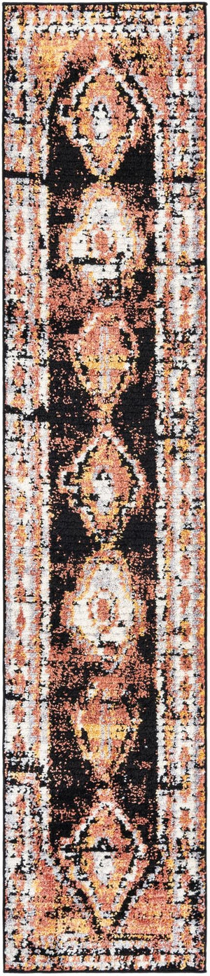 Terracotta 2' x 10' Tagine Runner Area Rug Durable 100% Polyester Modern Unique Easy Clean Carpet for Indoor Home Decor for Sale at Rug Engine