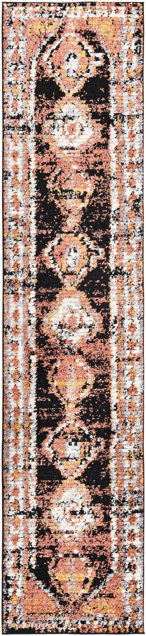 Terracotta 2' 7 x 12' Tagine Runner Area Rug Durable 100% Polyester Modern Unique Easy Clean Carpet for Indoor Home Decor for Sale at Rug Engine