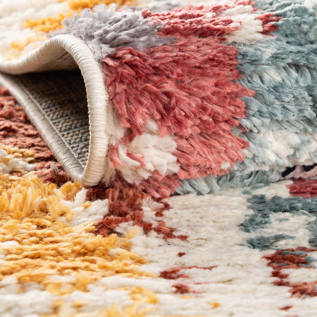 Ivory 2' x 3' Tagine Rectangle Area Rug Durable 100% Polyester Modern Unique Easy Clean Carpet for Indoor Home Decor for Sale at Rug Engine