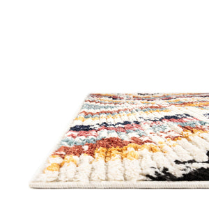 Ivory 2' x 3' Tagine Rectangle Area Rug Durable 100% Polyester Modern Unique Easy Clean Carpet for Indoor Home Decor for Sale at Rug Engine