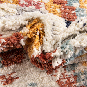 Ivory 2' x 3' Tagine Rectangle Area Rug Durable 100% Polyester Modern Unique Easy Clean Carpet for Indoor Home Decor for Sale at Rug Engine