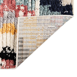 Ivory 3' 3 x 5' 3 Tagine Rectangle Area Rug Durable 100% Polyester Modern Unique Easy Clean Carpet for Indoor Home Decor for Sale at Rug Engine