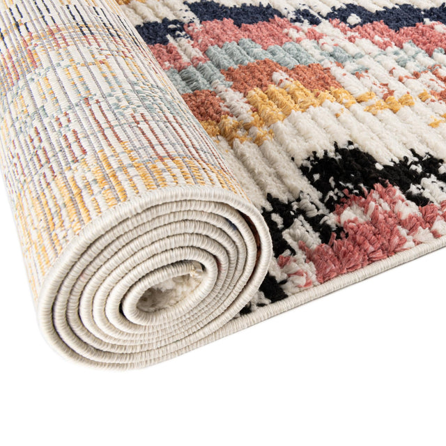 Ivory 2' x 3' Tagine Rectangle Area Rug Durable 100% Polyester Modern Unique Easy Clean Carpet for Indoor Home Decor for Sale at Rug Engine