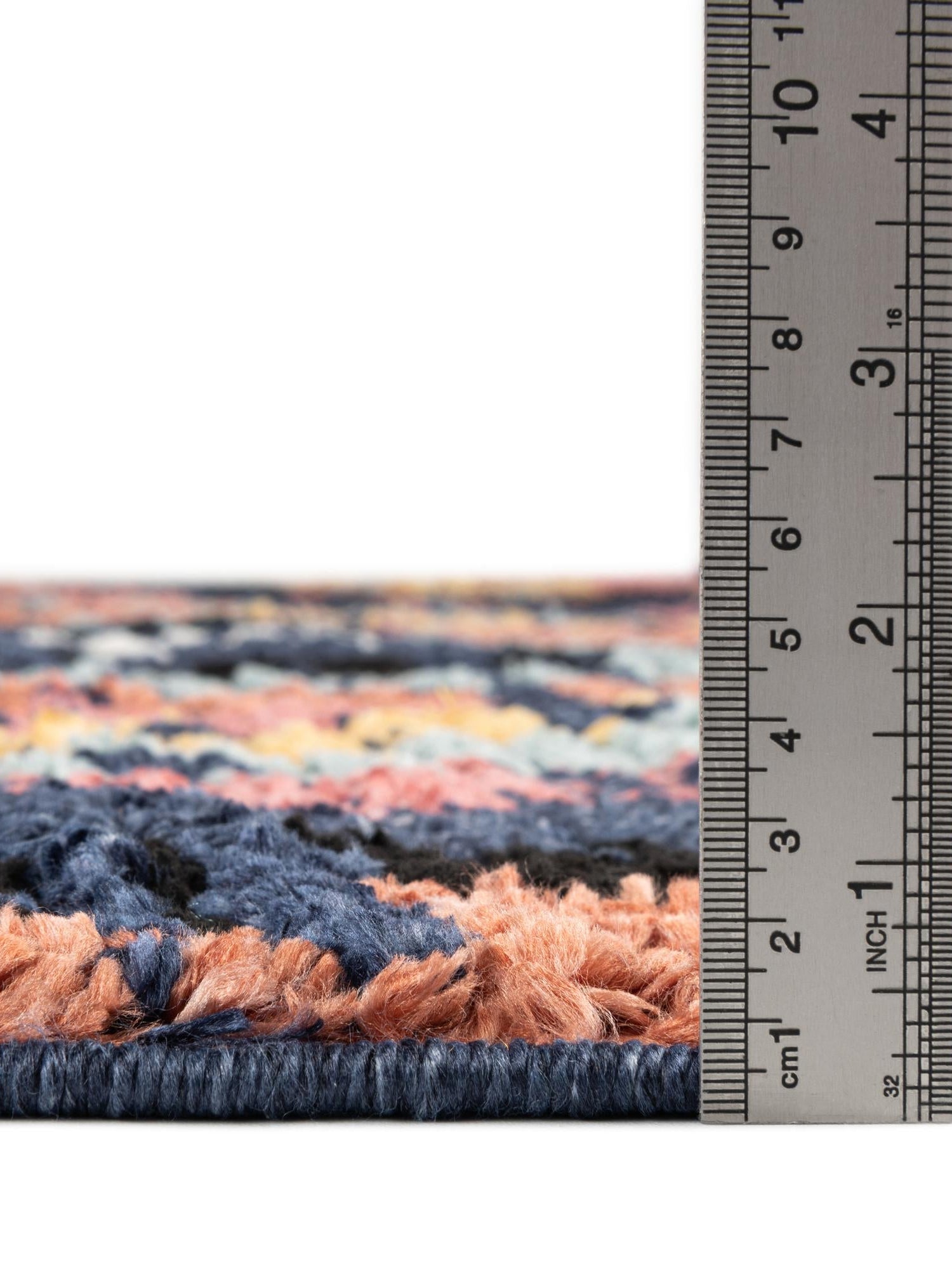 Blue 7' 10 x 7' 10 Tagine Square Area Rug Durable 100% Polyester Modern Unique Easy Clean Carpet for Indoor Home Decor for Sale at Rug Engine