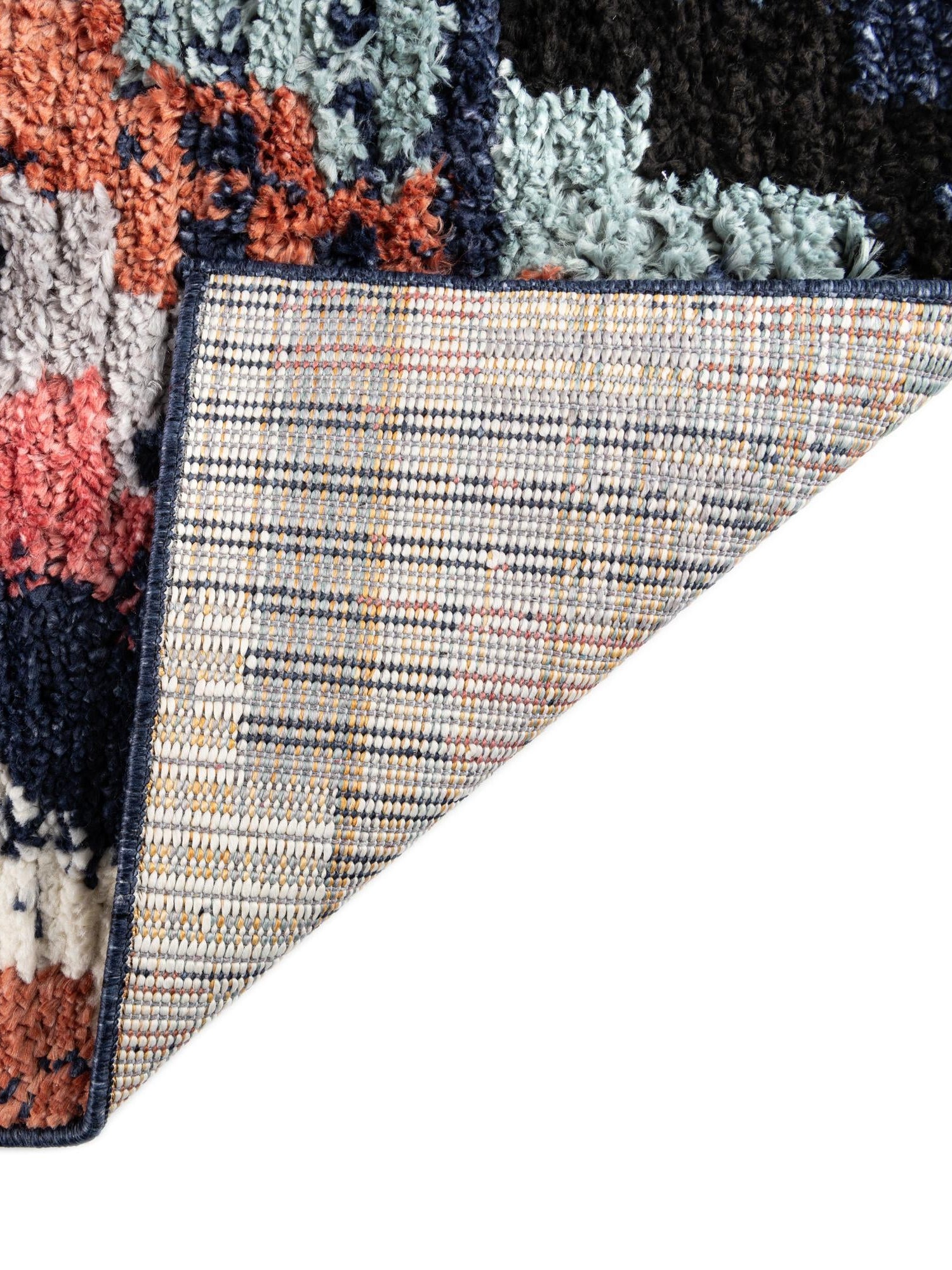 Blue 7' 10 x 7' 10 Tagine Square Area Rug Durable 100% Polyester Modern Unique Easy Clean Carpet for Indoor Home Decor for Sale at Rug Engine