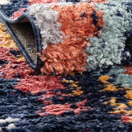 Blue 7' 10 x 7' 10 Tagine Octagon Area Rug Durable 100% Polyester Modern Unique Easy Clean Carpet for Indoor Home Decor for Sale at Rug Engine