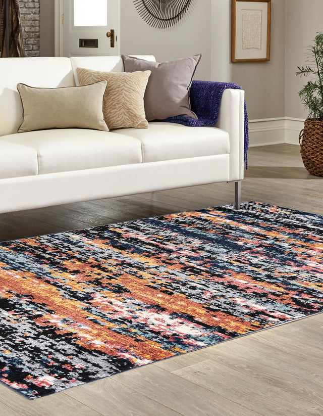Multicolor 9' 10 x 13' Tagine Rectangle Area Rug Durable 100% Polyester Modern Unique Easy Clean Carpet for Indoor Home Decor for Sale at Rug Engine