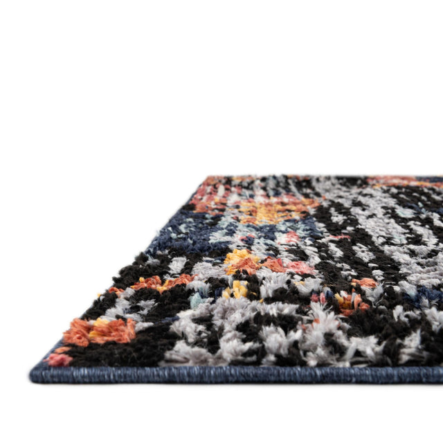 Multicolor 6' x 9' Tagine Rectangle Area Rug Durable 100% Polyester Modern Unique Easy Clean Carpet for Indoor Home Decor for Sale at Rug Engine