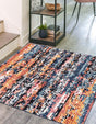 Multicolor 7' 10 x 7' 10 Tagine Square Area Rug Durable 100% Polyester Modern Unique Easy Clean Carpet for Indoor Home Decor for Sale at Rug Engine