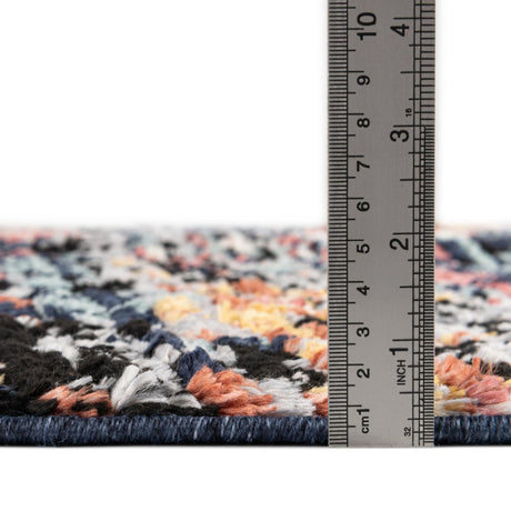 Multicolor 5' 3 x 5' 3 Tagine Octagon Area Rug Durable 100% Polyester Modern Unique Easy Clean Carpet for Indoor Home Decor for Sale at Rug Engine