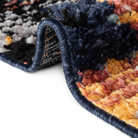 Multicolor 7' 10 x 7' 10 Tagine Octagon Area Rug Durable 100% Polyester Modern Unique Easy Clean Carpet for Indoor Home Decor for Sale at Rug Engine